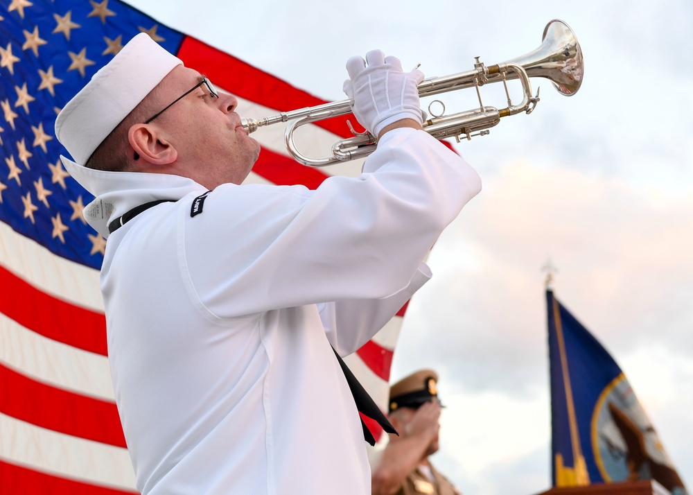 NAVSTA Mayport conducts flag retirement ceremony