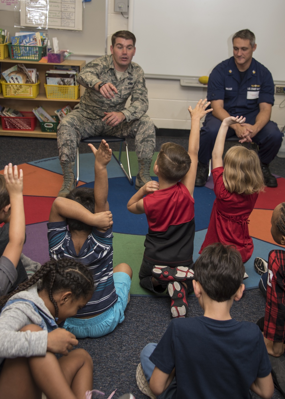 DVIDS Images Coast Guard, Air Force unite for Great American Teach