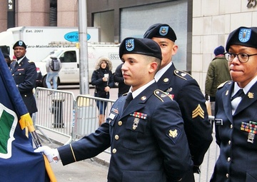 Army Reserve Units March in NYC Veterans Day Parade