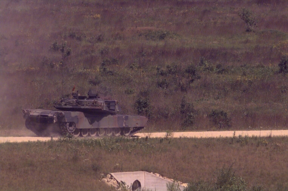 Fort McCoy tank training August 2000