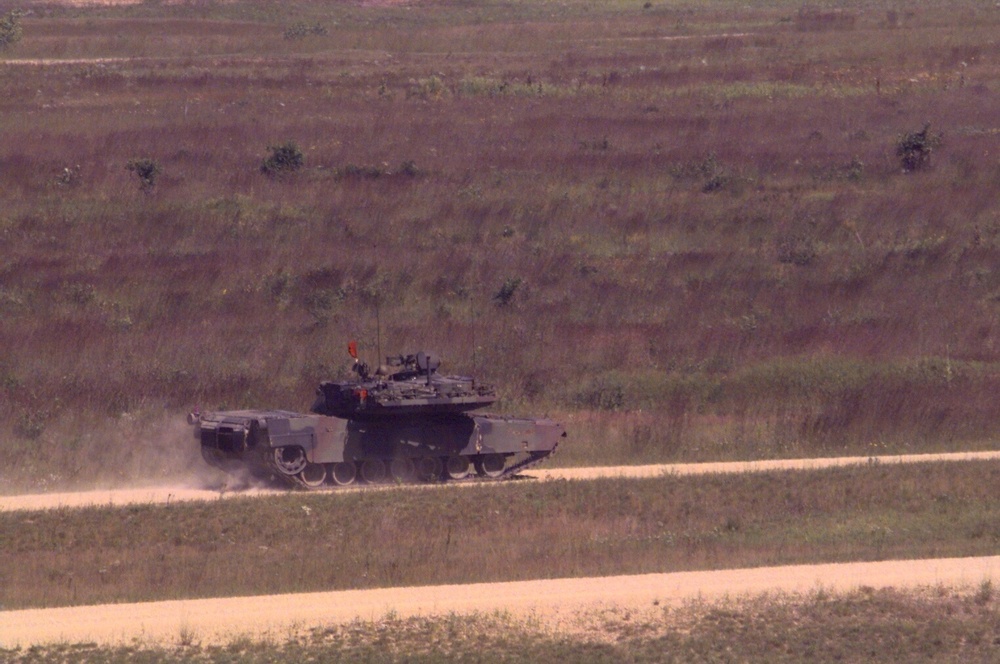 Fort McCoy tank training August 2000