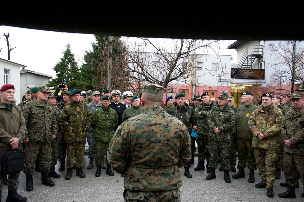 NATO Military Committee visit to Sarajevo