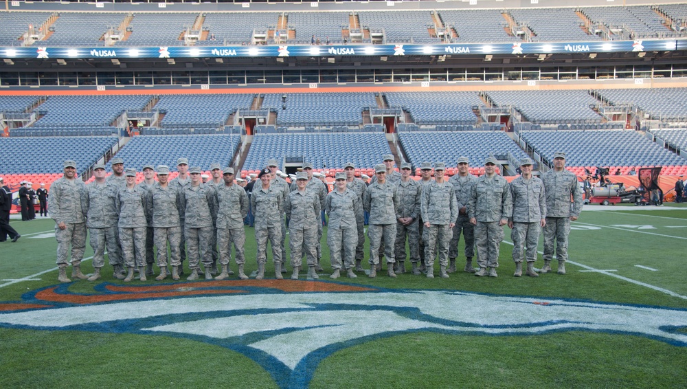 Team Buckley attends Broncos' Salute to Service game