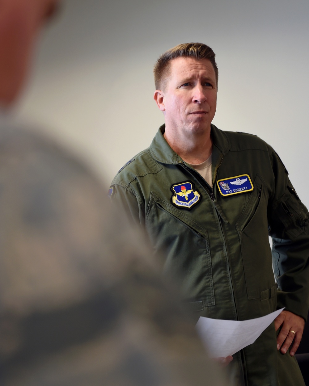 19th Air Force commander visits Lone Star Gunfighters