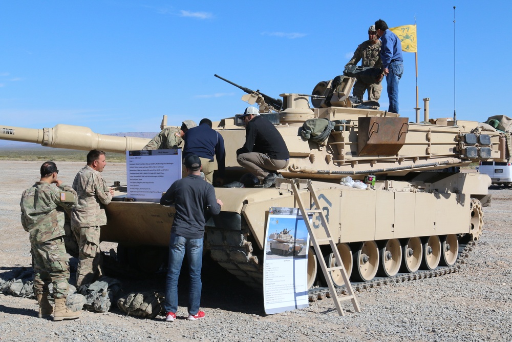 1st Battalion, 77th Armored Regiment show off their capabilities