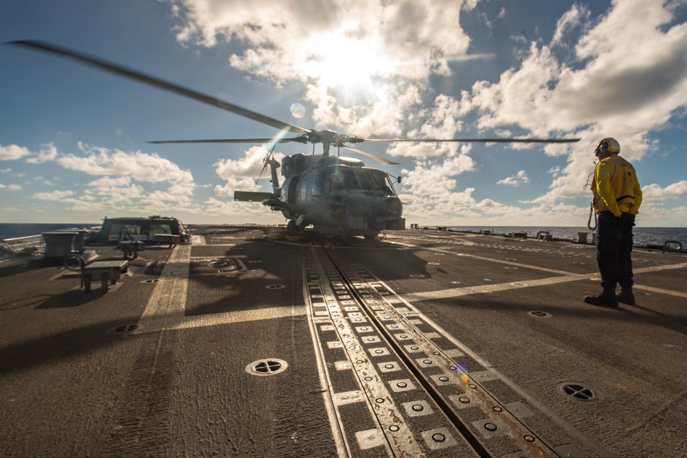 USS Halsey deployment