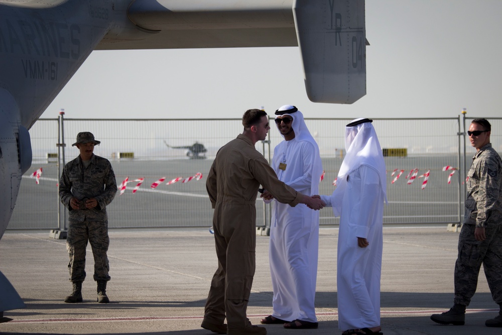 15th MEU shows off aircraft during Dubai Airshow