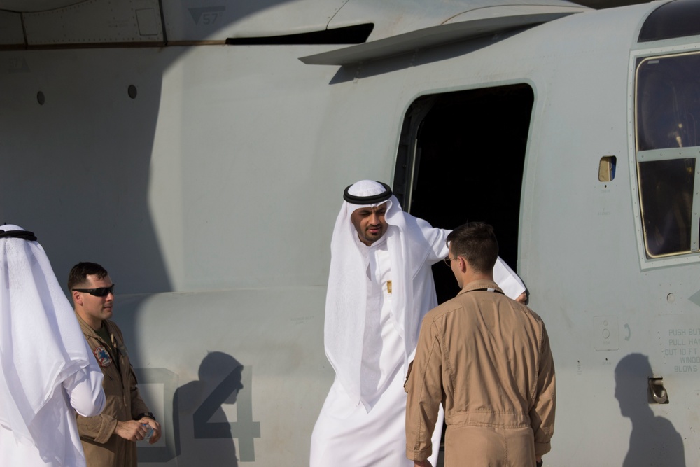 15th MEU shows off aircraft during Dubai Airshow