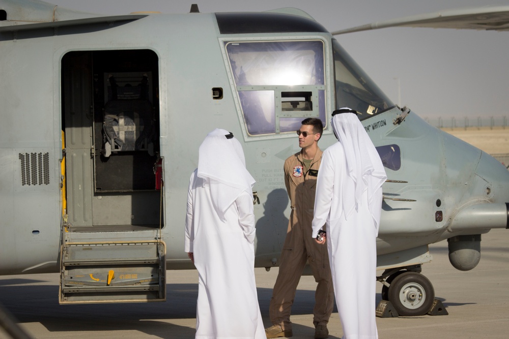 15th MEU shows off aircraft during Dubai Airshow