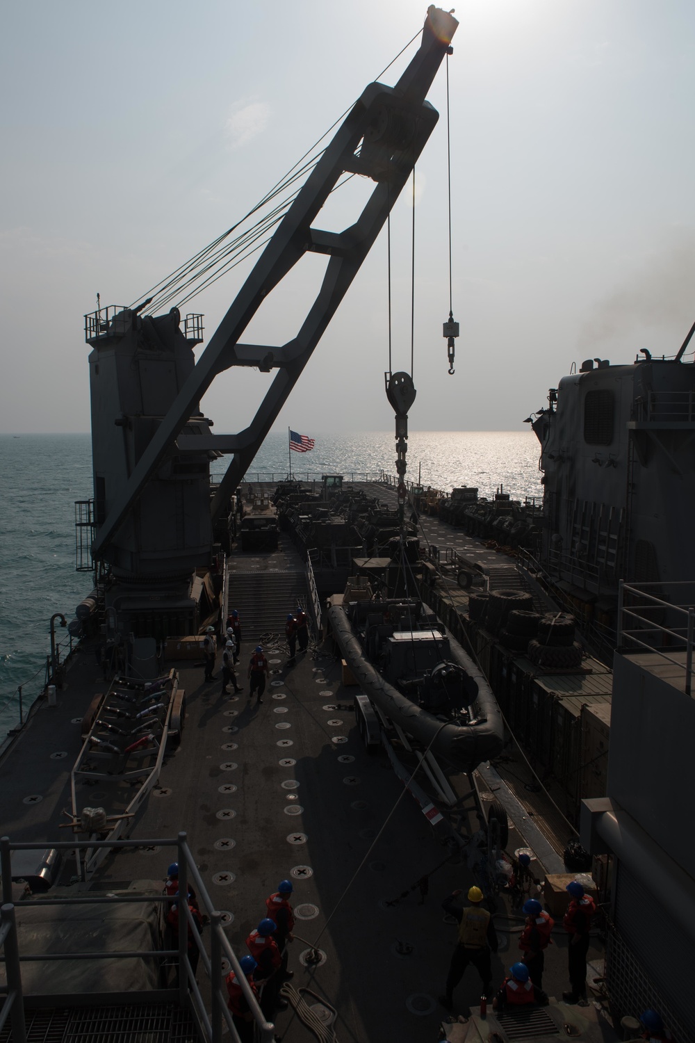 USS Pearl Harbor performs RHIB operations