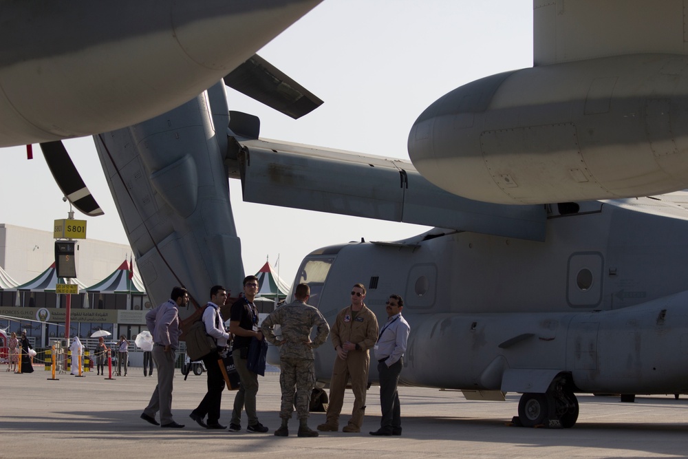 15th MEU shows off aircraft during Dubai Airshow