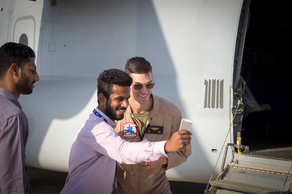 15th MEU shows off aircraft during Dubai Airshow