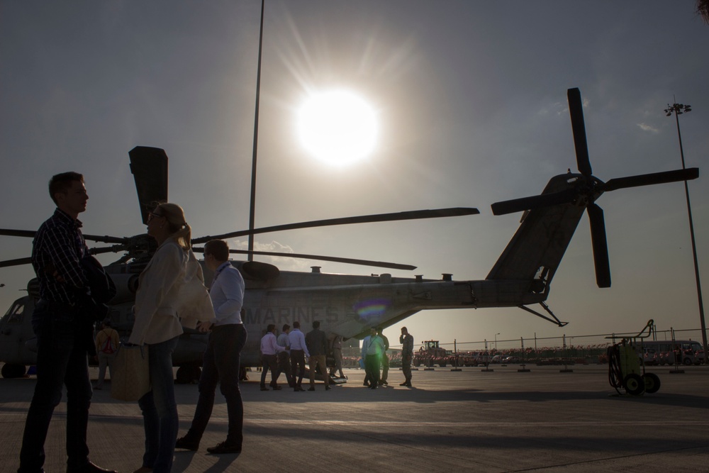 15th MEU shows off aircraft during Dubai Airshow