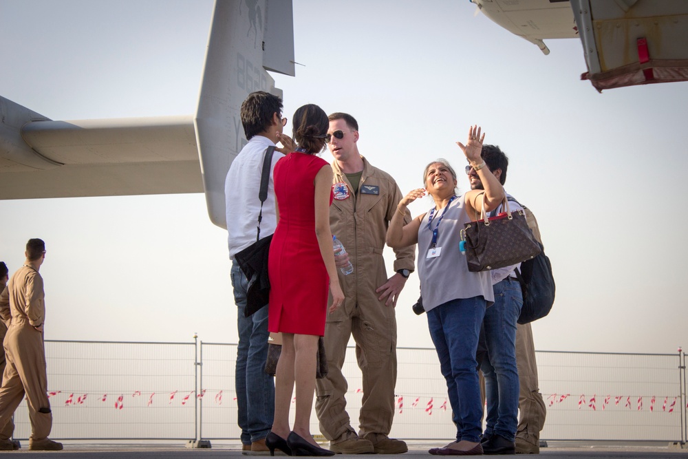 15th MEU shows off aircraft during Dubai Airshow