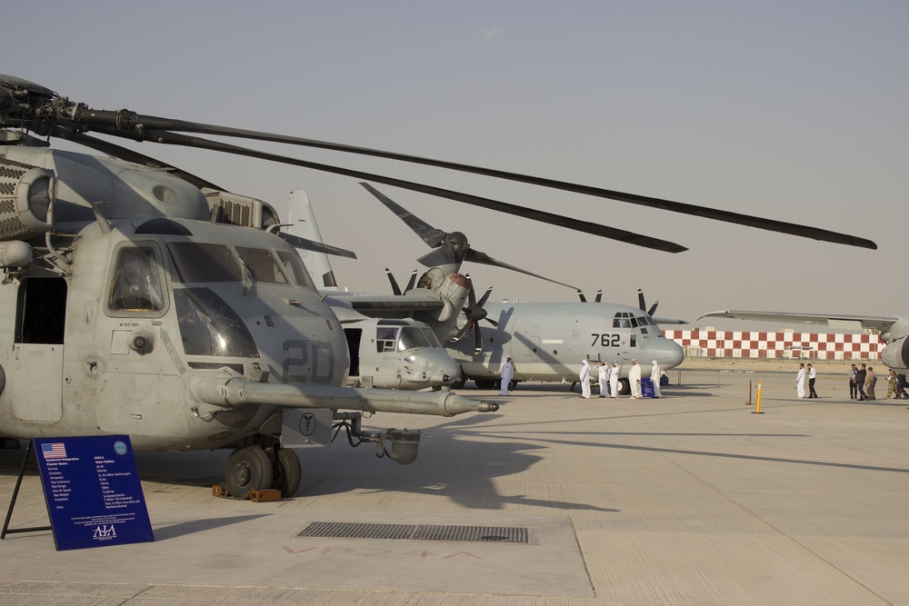 15th MEU shows off aircraft during Dubai Airshow