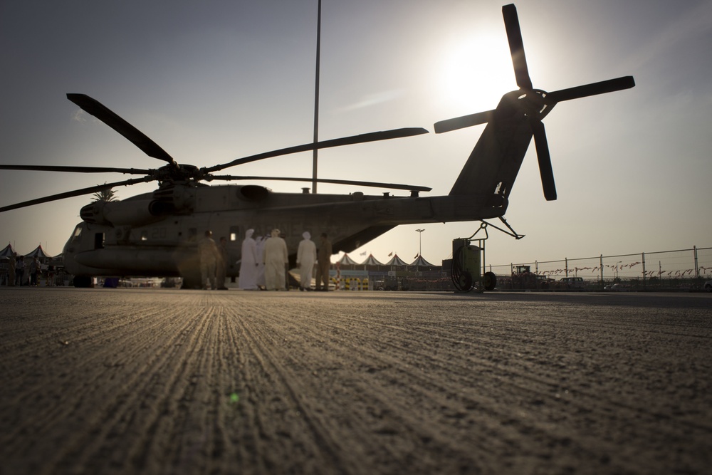 15th MEU shows off aircraft during Dubai Airshow