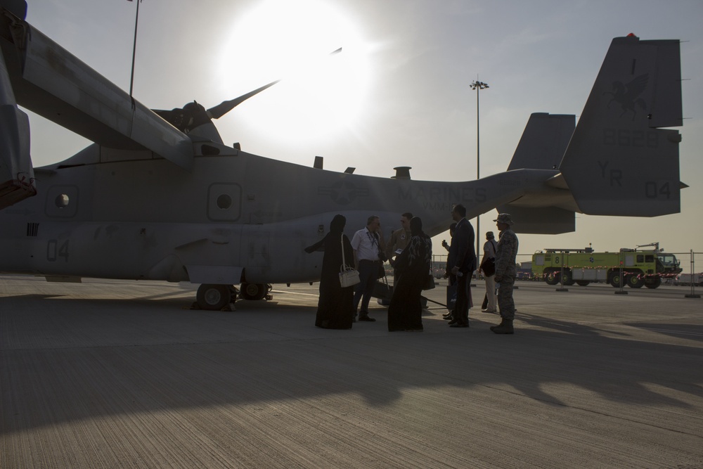 15th MEU shows off aircraft during Dubai Airshow