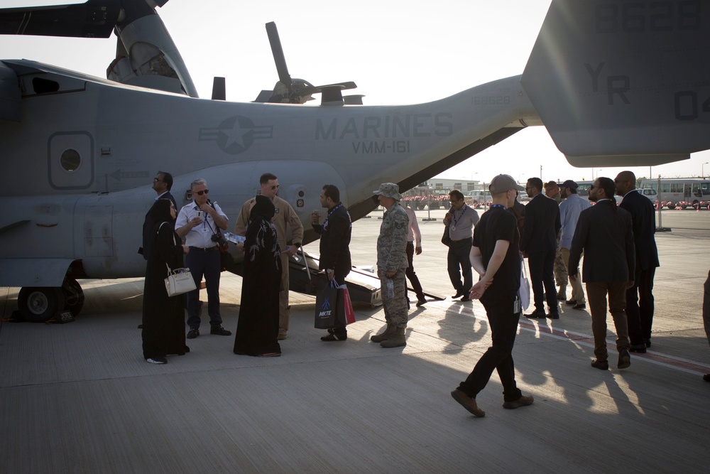 15th MEU shows off aircraft during Dubai Airshow