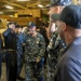 USS America Command Master Chief departs