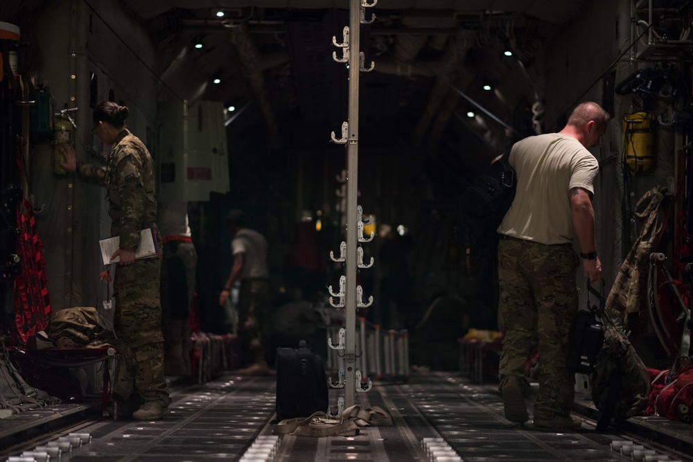 Airmen conduct cargo operations in East Africa