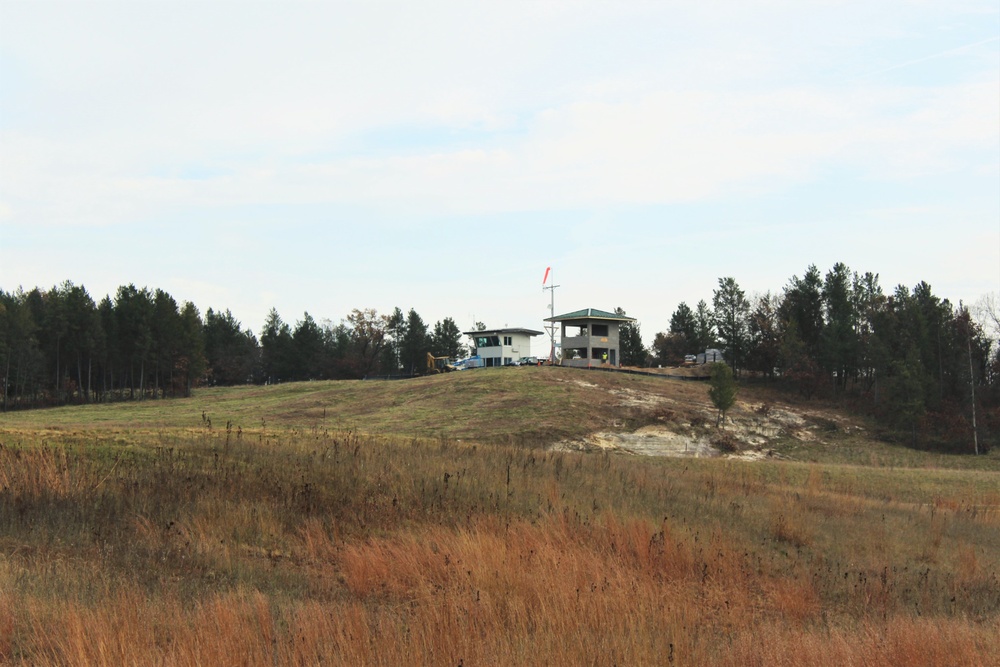 Fort McCoy’s Range Complex improvements continue with new tower construction