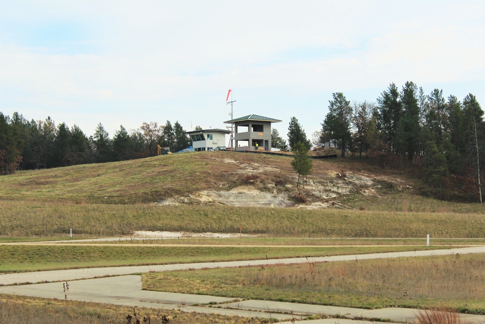 Fort McCoy’s Range Complex improvements continue with new tower construction