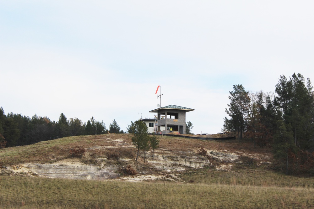 Fort McCoy’s Range Complex improvements continue with new tower construction