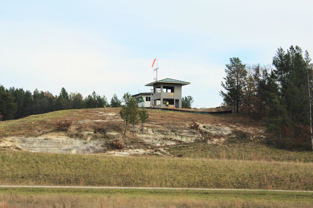 Fort McCoy’s Range Complex improvements continue with new tower construction