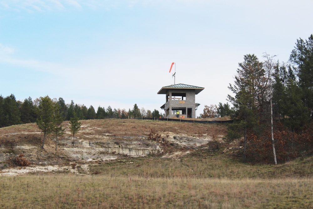 Fort McCoy’s Range Complex improvements continue with new tower construction