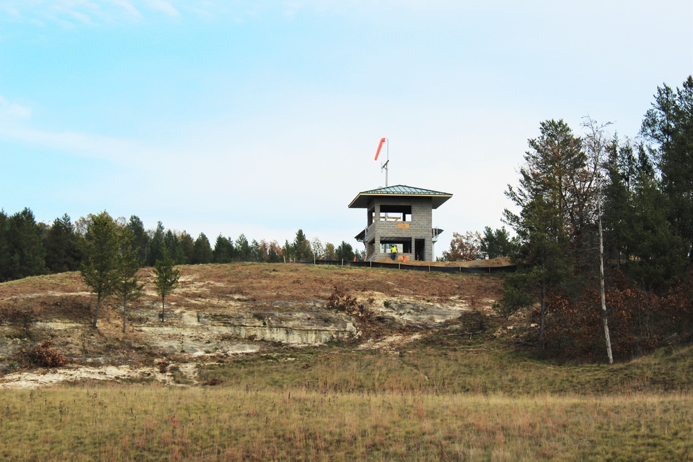 Fort McCoy’s Range Complex improvements continue with new tower construction