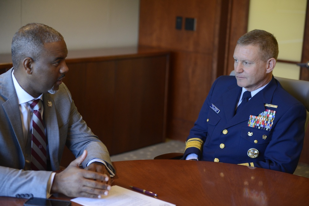 Coast Guard signs memorandum of agreement with Texas Southern University