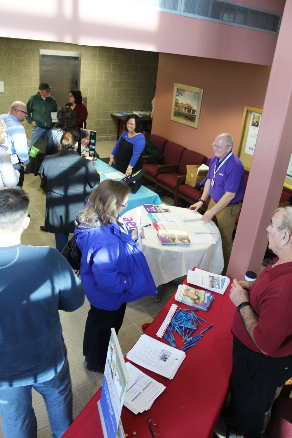 Fort McCoy workforce members visit Health Benefits Fair