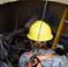 211th Engineering Installation Squadron Airmen install fiber optic cables