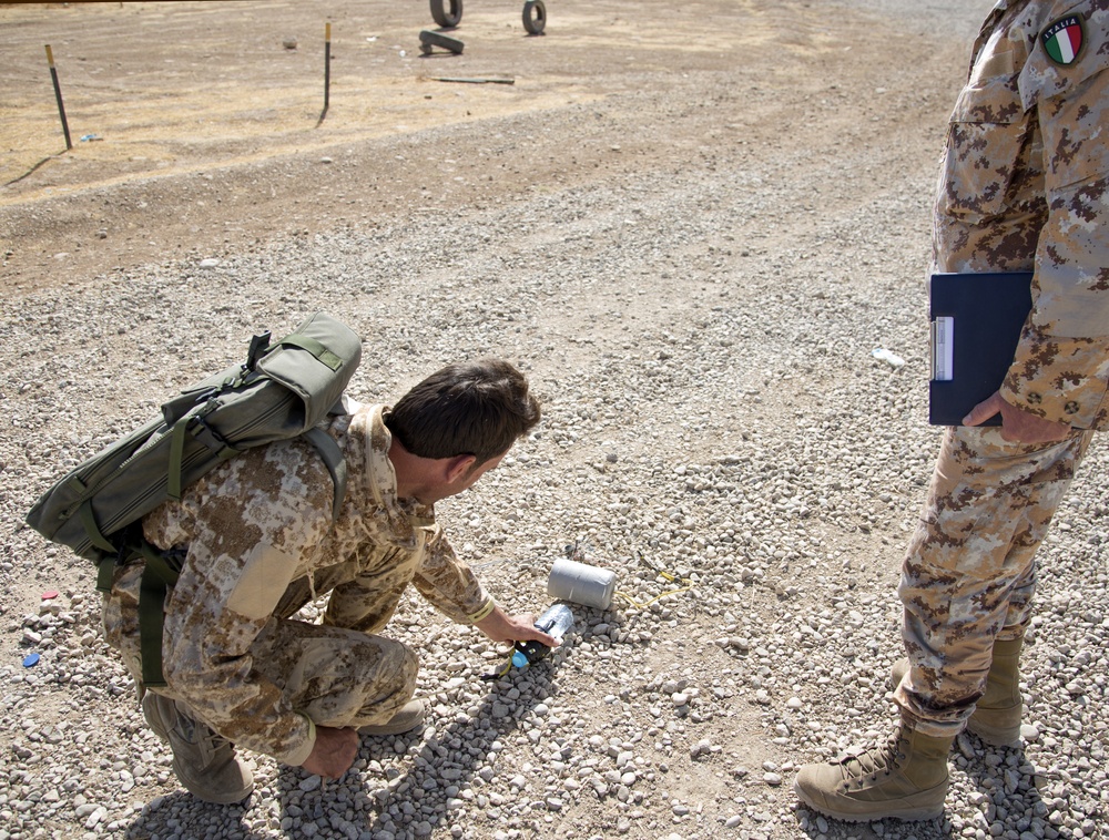 Italian army trainers lead coalition C-IED training - CJTF-OIR