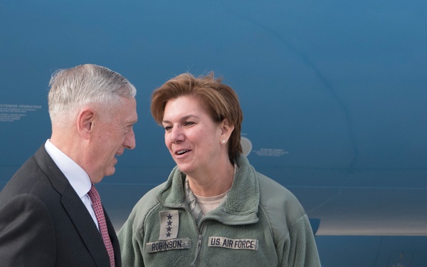 Secretary of Defense visits Peterson