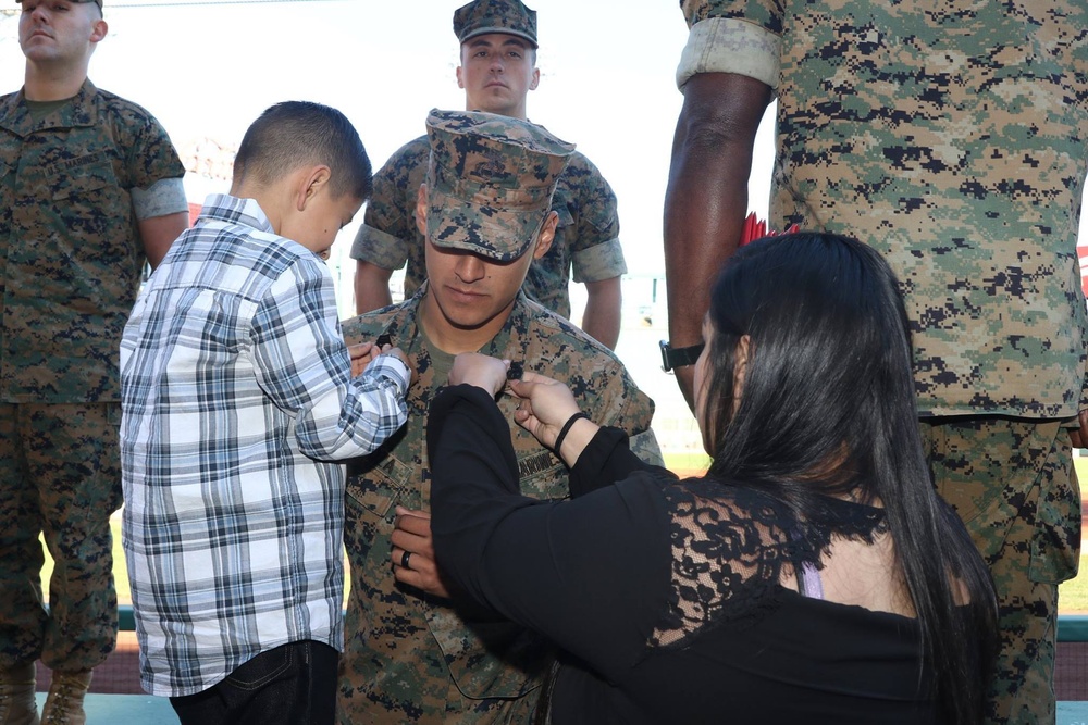 Marines promoted at Fenway Park