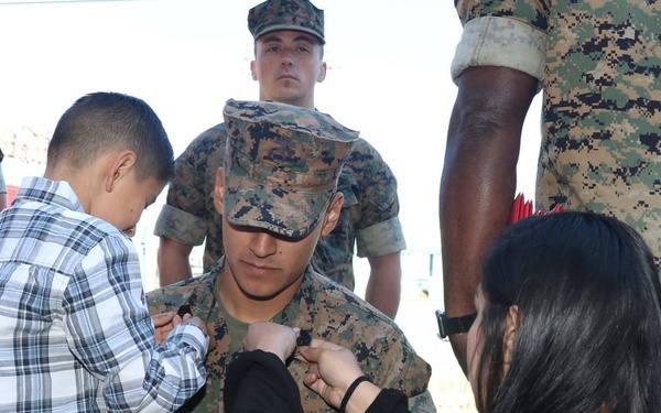 Marines promoted at Fenway Park