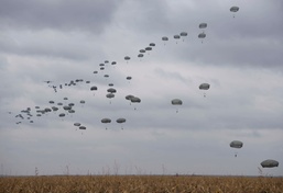 U.S. and Serbia perform airborne insertion exercise