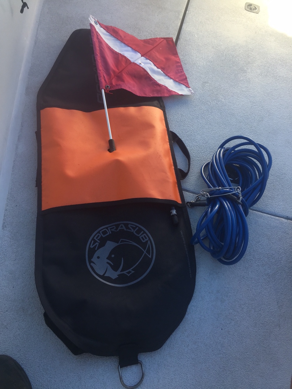 Imagery Available: Coast Guard seeks public's help identifying owner of found dive float off Launiupoko, Maui