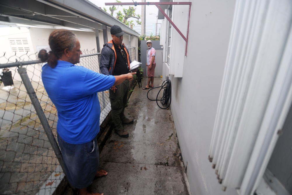 FEMA Home Inspection of Hurricane Damage in PR