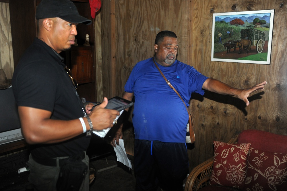 FEMA Home Inspection of Hurricane Damage in PR