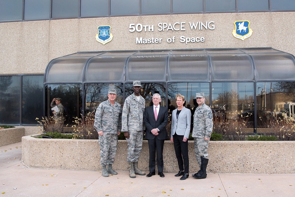 SD visits 50th Space Wing