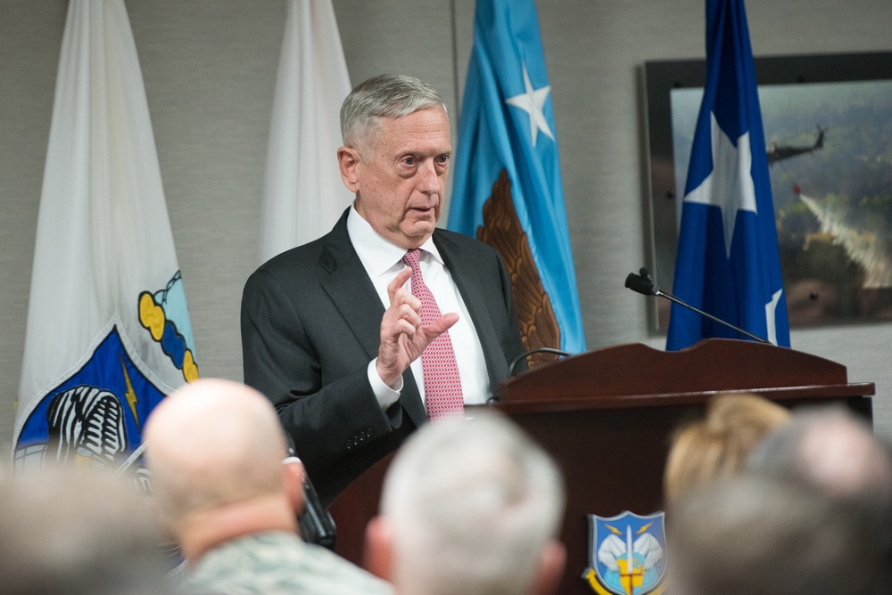 SD speaks at NORTHCOM town hall