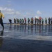 Nimitz Sailors Wash Down Flight Deck