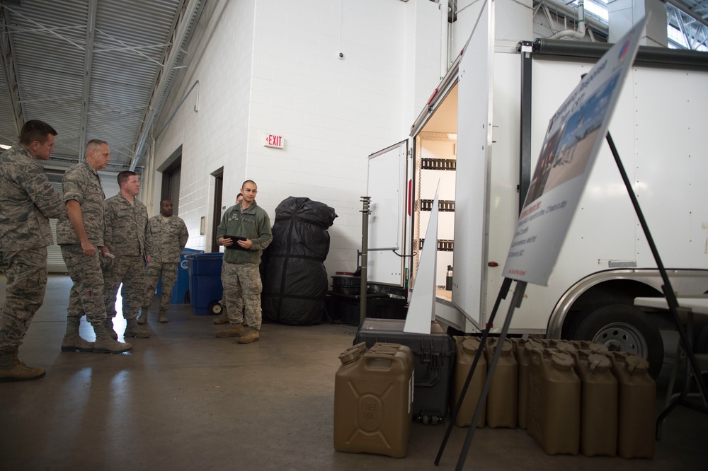 Col. Michael Day visits CRW