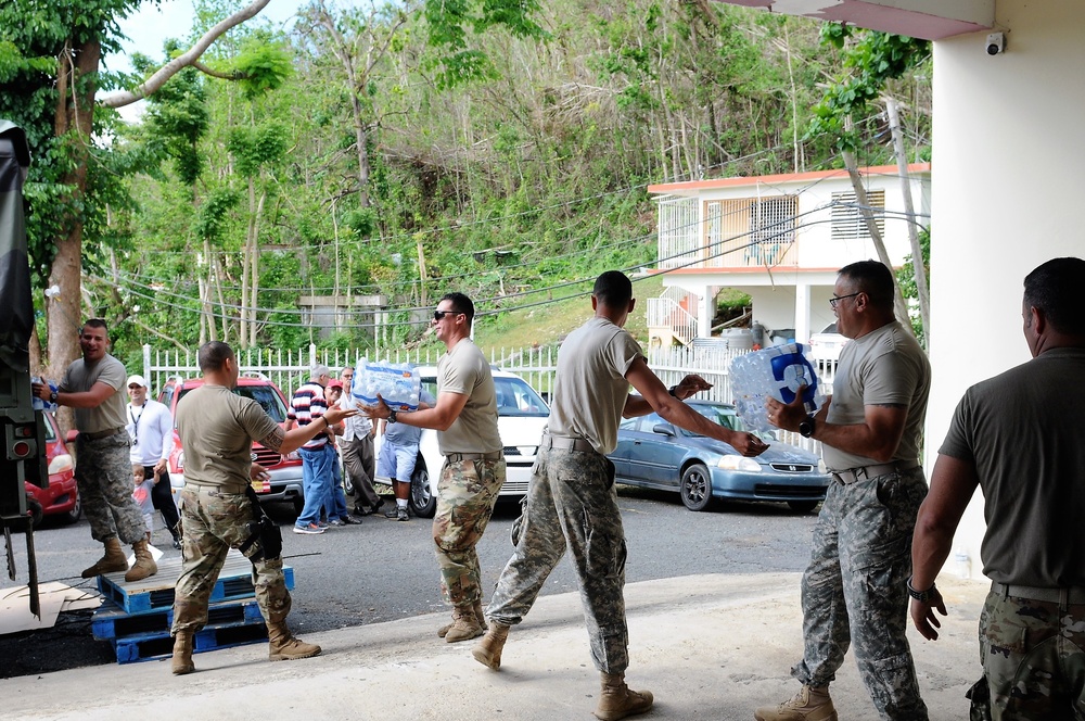 Help arrived to Dorado, Puerto Rico