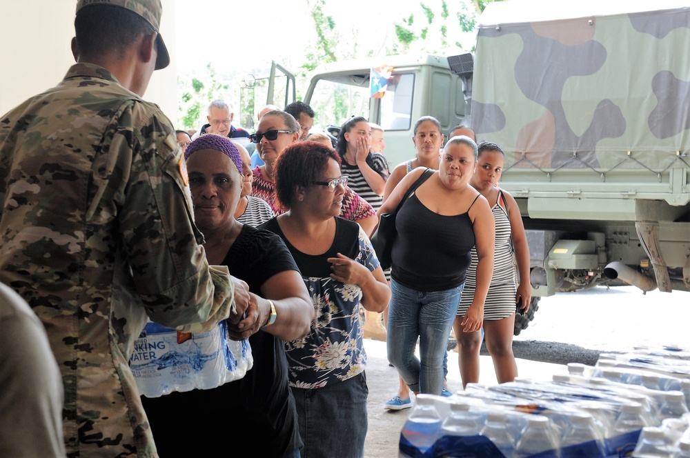 Help arrived to Dorado, Puerto Rico