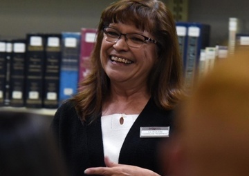 Schriever finance advisor engages with Ellicott students
