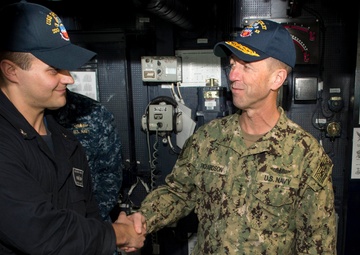 CNO Visits USS Gridley (DDG 101)