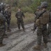 Marine infantryman train artillerymen in advanced patrolling ahead of deployment